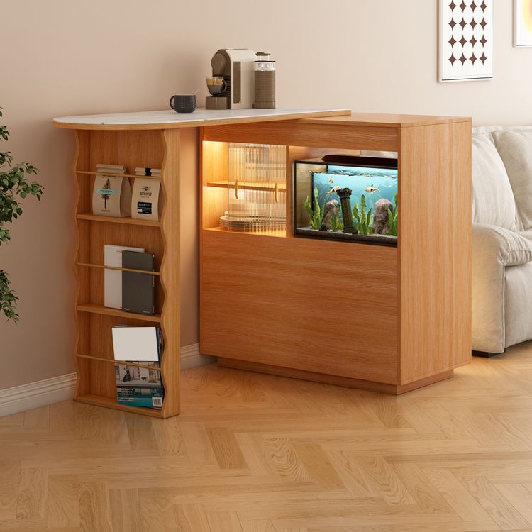 1/2/3 Pieces Bar Stool and Table Set Contemporary Full Natural