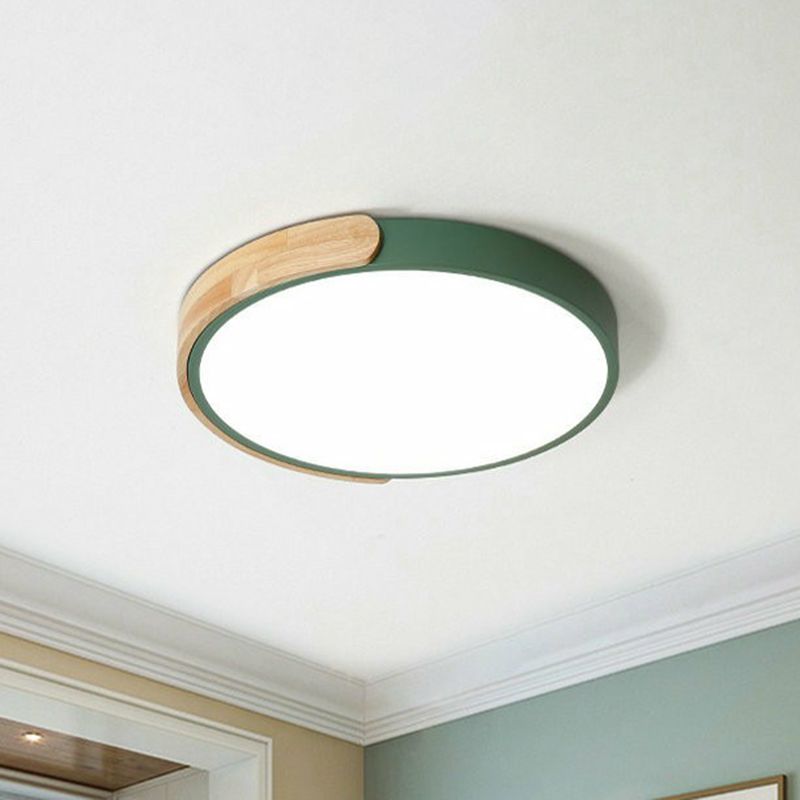 Plafonnier circulaire en acrylique à LED, luminaire d'éclairage encastré pour chambre d'enfant
