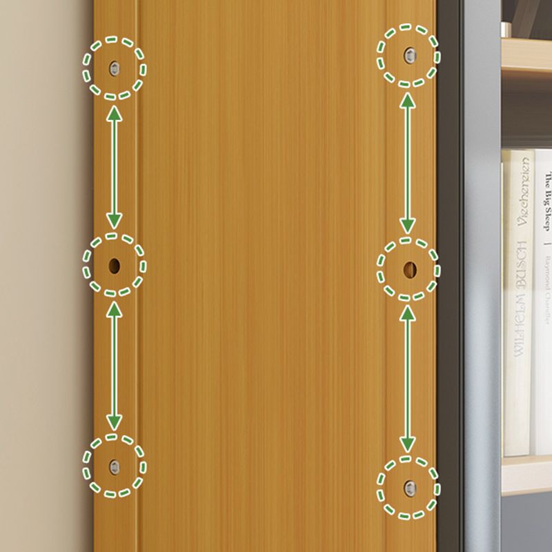 Modern & Contemporary Shelf Bookcase Vertical Bookshelf for Office