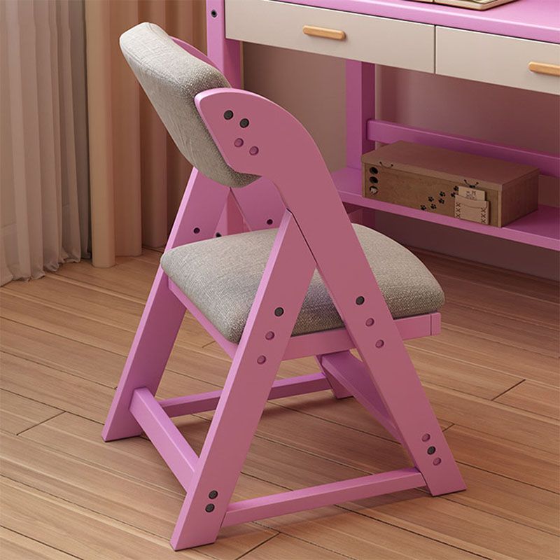 Contemporary Style Chair Dining Armless Side Chairs with Wooden Legs