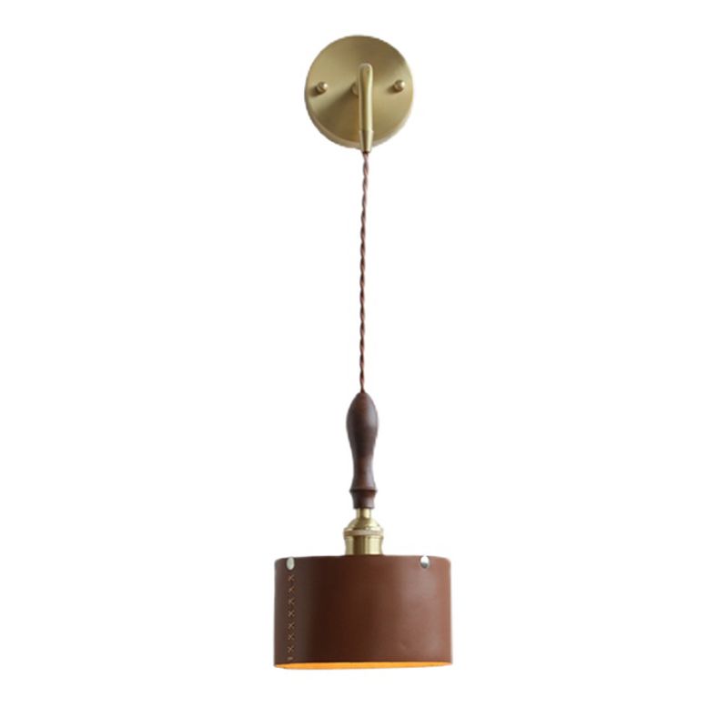 Modernism Wall Hanging Light Brown Sconce Lighting for Bedroom