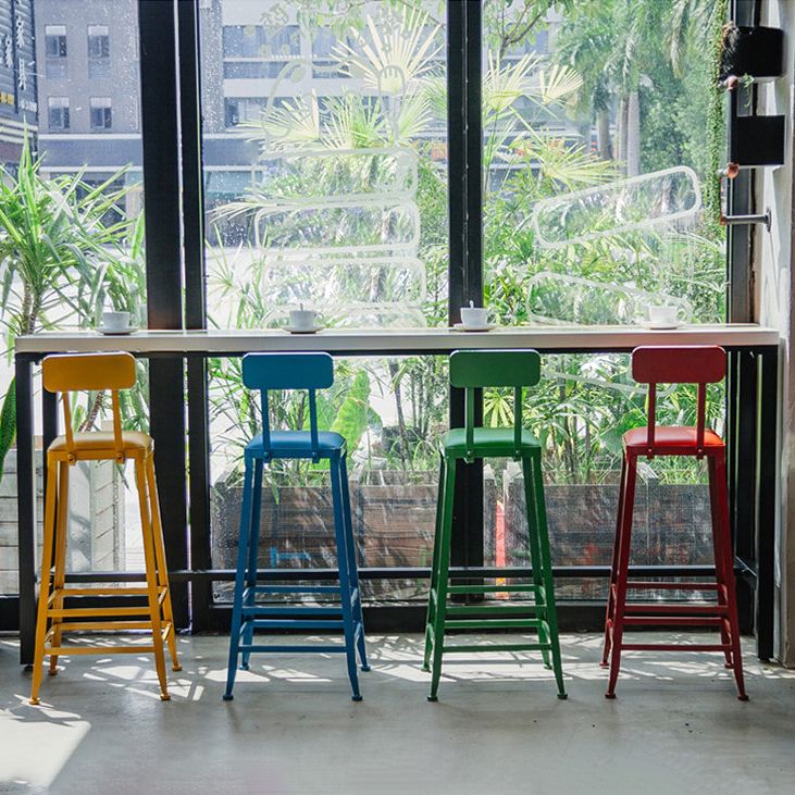 Glam Indoor Event and Cocktail Table Rectangle Trestle Bar Stool Table