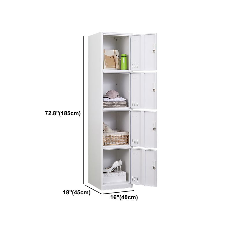 Contemporary Hinged Wardrobe Closet Metal Wardrobe Cabinet for Home