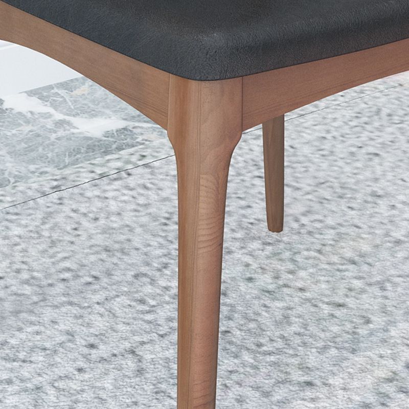 Entryway Dining Chairs Armless Wooden Dining Room Chairs for Kitchen