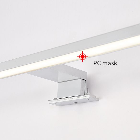 Elongated Vanity Light Fixtures Modern Simplicity Aluminium Wall Mount Lamp for Bathroom
