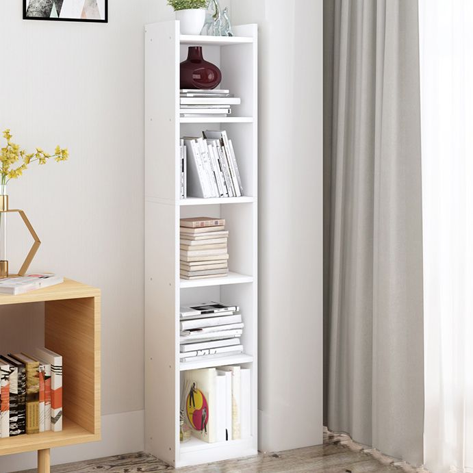 Closed Wooden Bookshelf Modern Minimalist Home Corner Bookcase