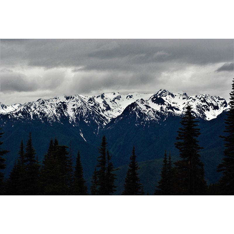 Wallpaper Environmental Wall Mural Mountain Range Living Room Wall Mural