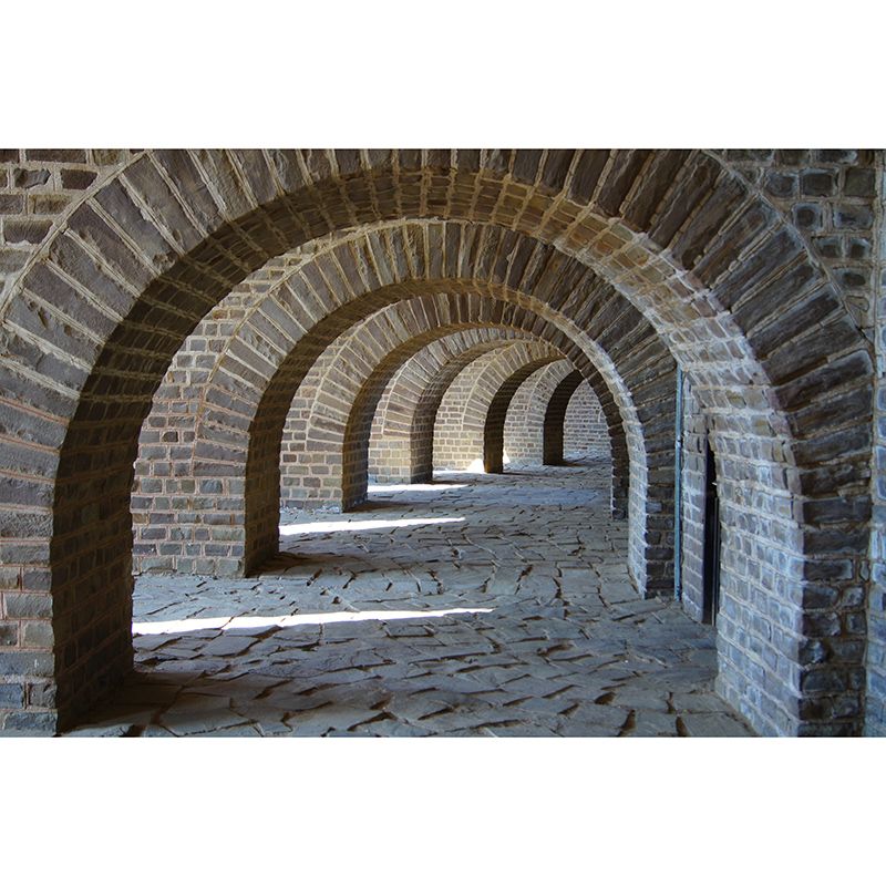 Aisle Space Extension Mural Wallpaper for Sitting Room Decor, Moisture Resistant