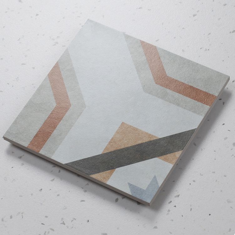 Patterned Floor and Wall Tile Contemporary Simple Floor and Wall Tile