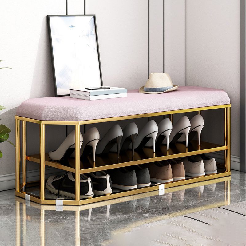 Velvet Specialty Storage Ottomans Standard Plain Glam Style Fade Resistant Ottoman