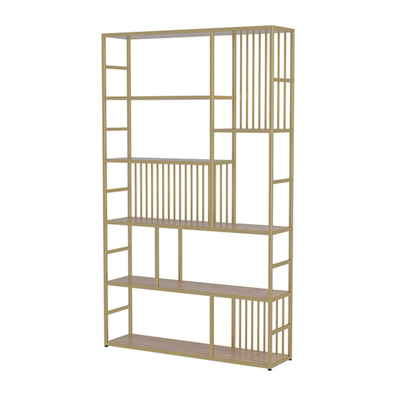 Manufactured Wood Shelf Etagere Bookshelf Modern Iron Frame Bookshelf for Office