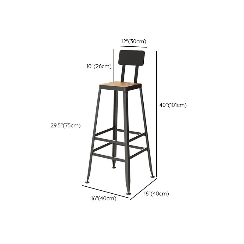 Modern 1/3 Pieces Bar Table Set Rectangle Pine Wood Counter Table with Stools for Cafe