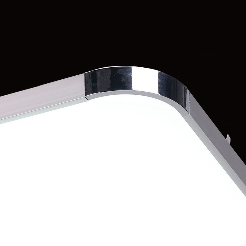 Minimalist LED Flush Mount Ceiling Light Modern Geometry Ceiling Lamp with Acrylic Shade