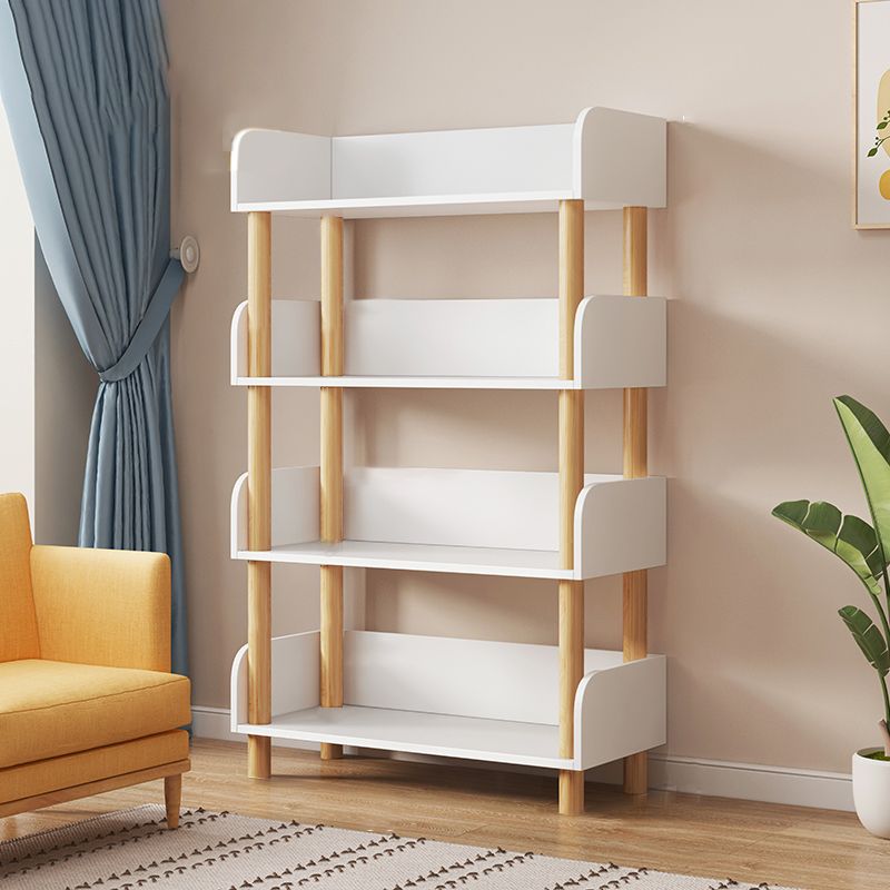 Open Wooden Bookcase Modern Minimalist Home Living Room Bookshelf
