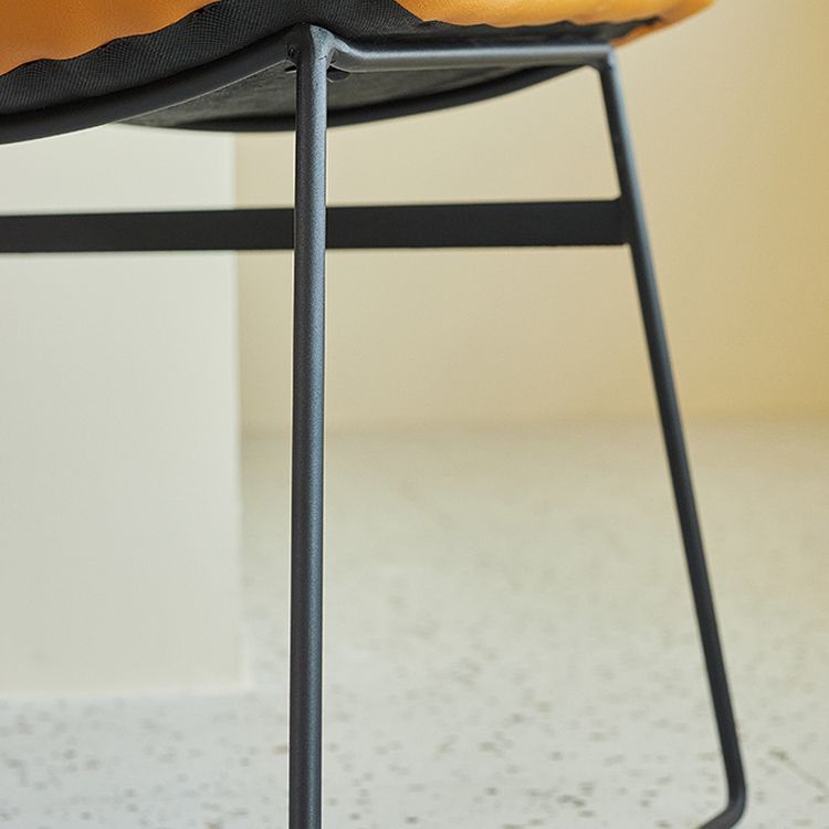 Sillas de comedor estilo moderno Sillones de comedor de cocina con patas de metal