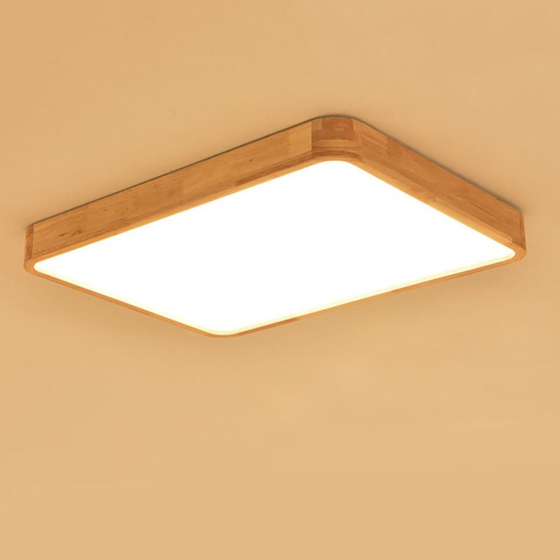 Bois 1 lumière encastré plafonnier luminaire moderne chambre encastré luminaires