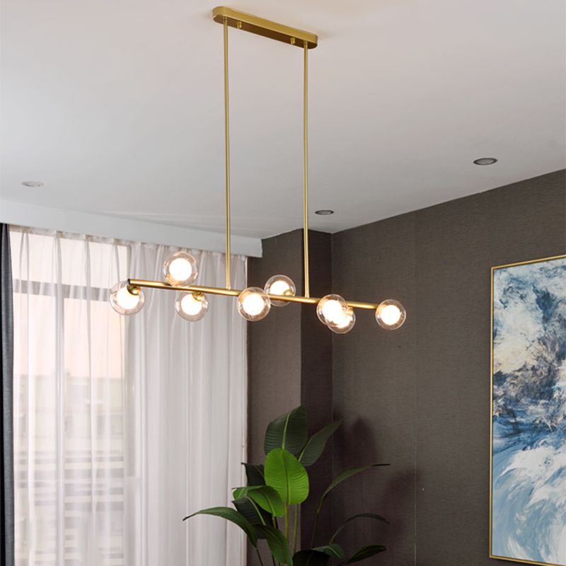 Moderne keuken hanglampen bolvormig eiland hanglampen helder glas