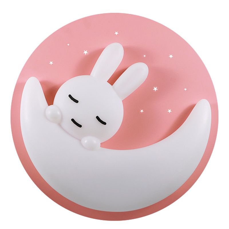 Plafonnier encastré à 1 lumière, luminaire de plafond en plastique de dessin animé