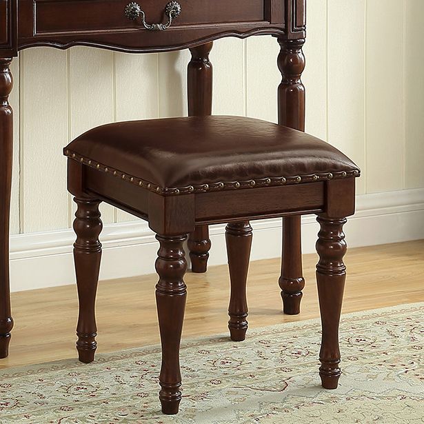 Traditional Rubberwood Bedroom Storage Box 3 Drawer Vanity Tables
