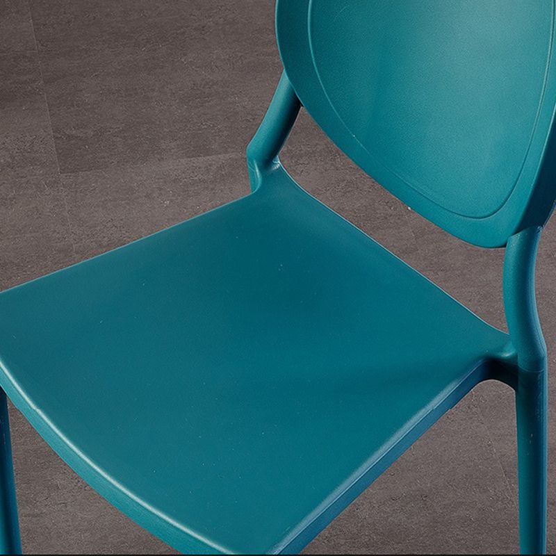 Plastic Modern Chair 16.1" Wide King Louis Back Side Chair Set