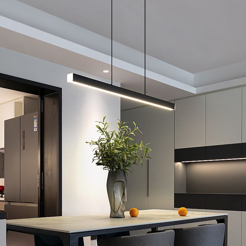 Linear Island Pendant LED New Modern Ceiling Pendant Light for Dining Room