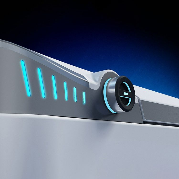 Contemporary One Piece Flush Toilet White Toilet for Bathroom