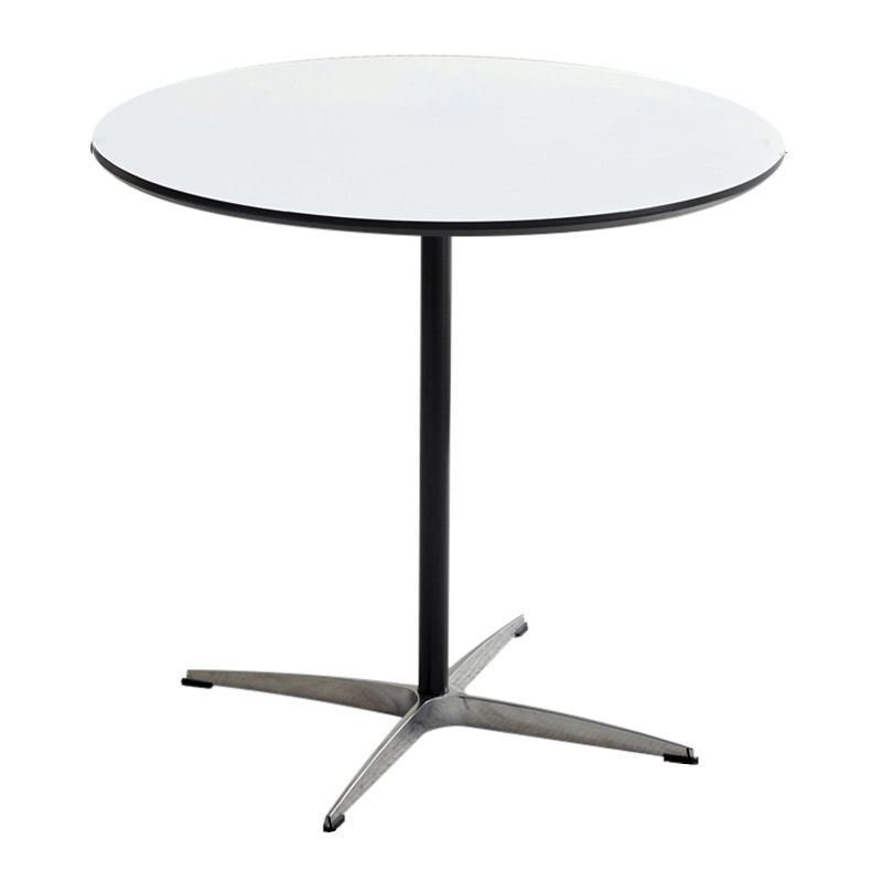 Scandinavian Coffee Table Round Wooden Cocktail Table Set for Living Room