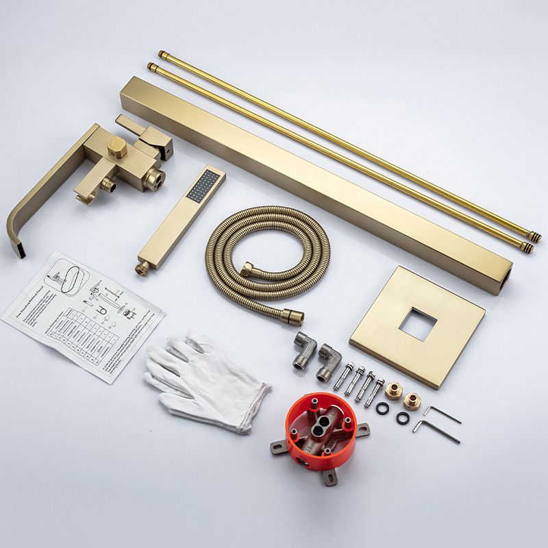 Floor Mounted Tub Spout 1 Handle Freestanding Bathtub Faucet with Handshower