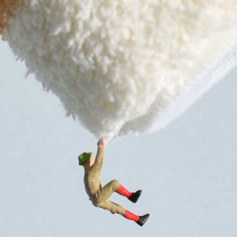 Apricot Color Lump Rug Polyester Simple Rug Stain Resistant Rug for Living Room