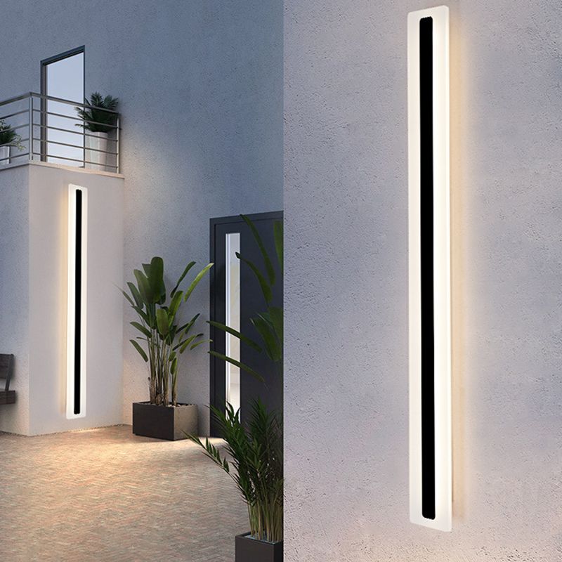 LED Wall Mount Light Modern Simple with Acrylic Shade for Garden