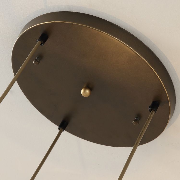 Modern Minimalist in stile Minimalista Drum Impiccing Luci a sospensione Crystal Clessing Sofril Light for Dining Room