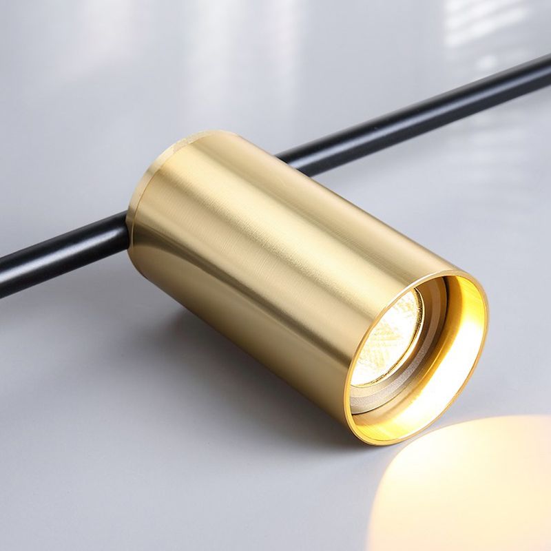 Contemporary Cylinder Island Lights Metal Island Pendant Fixture for Kitchen