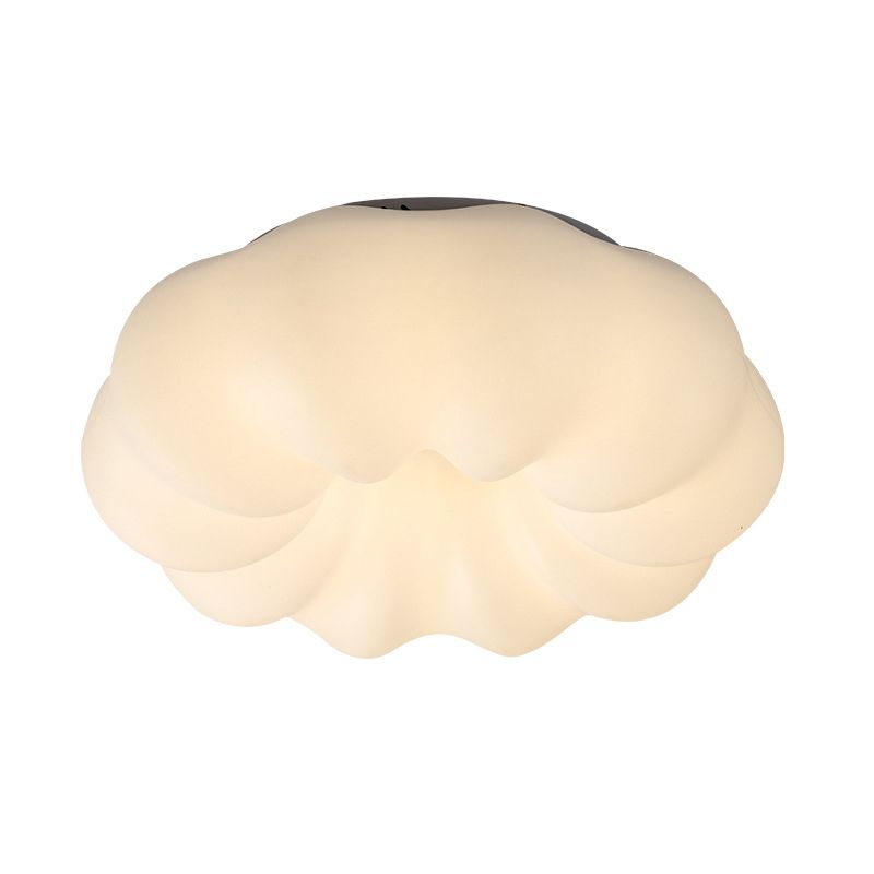 Cloud Shape 1 - Light Flush Mount Light Cream White Acrylic Modern Ceiling Flush