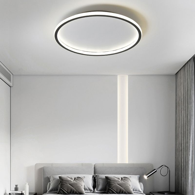 Plafondlamp in eenvoudige stijl, aluminium plafondlamp voor slaapkamer, woonkamer