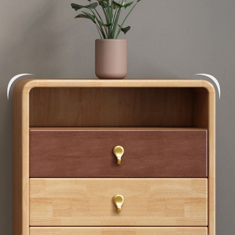 Modern & Contemporary Chest Rubberwood with Drawer Rectangle Accent Chest