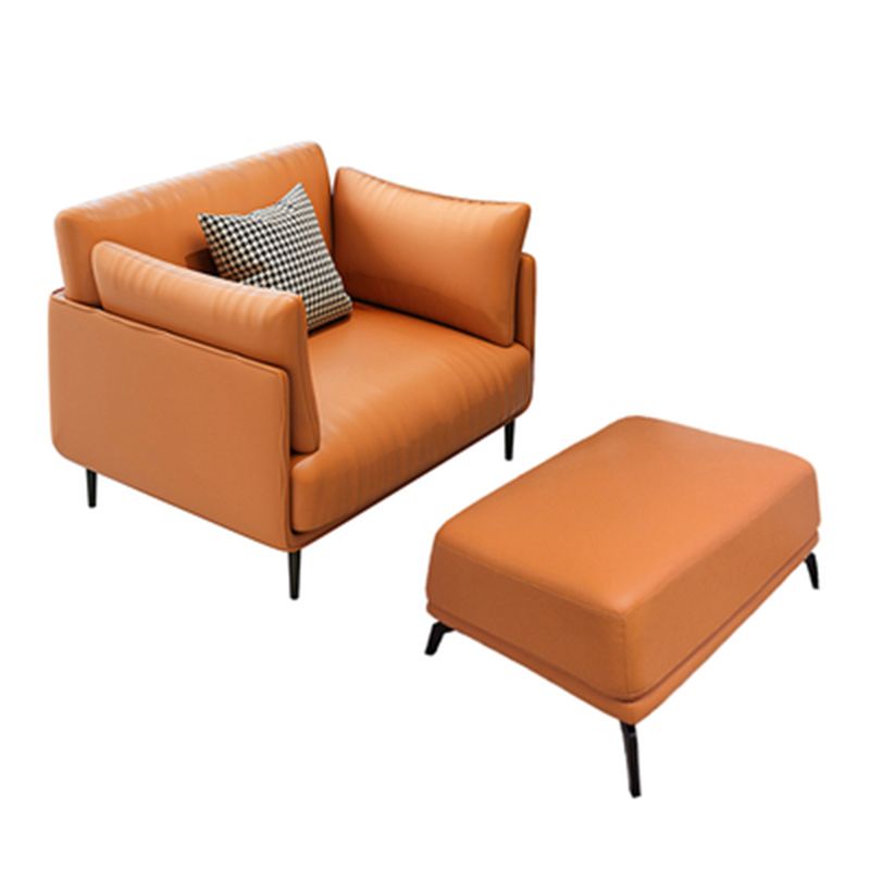 39.37"L x 33.46"W x 33.46"H Contemporary Cushion Back Pillow Top Arms Chair