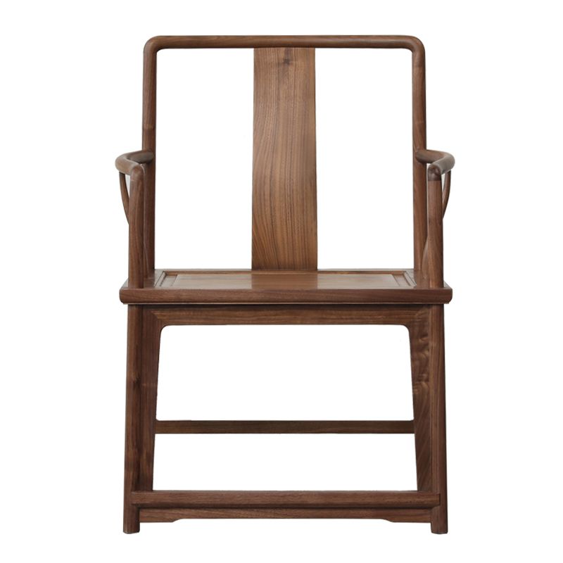 Modern Kitchen Dining Chair Solid Wood Open Back Dining Chair