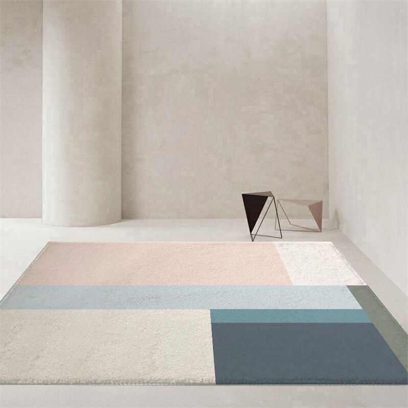 Patrón gráfico moderno alfombra del área de poliéster alfombra resistente a la alfombra resistente a las manchas para sala de estar para sala de estar