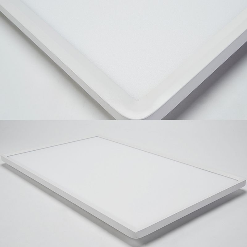 Éclairage de plafond affleurant blanc de lumières montées par plafond modernes carrés de LED