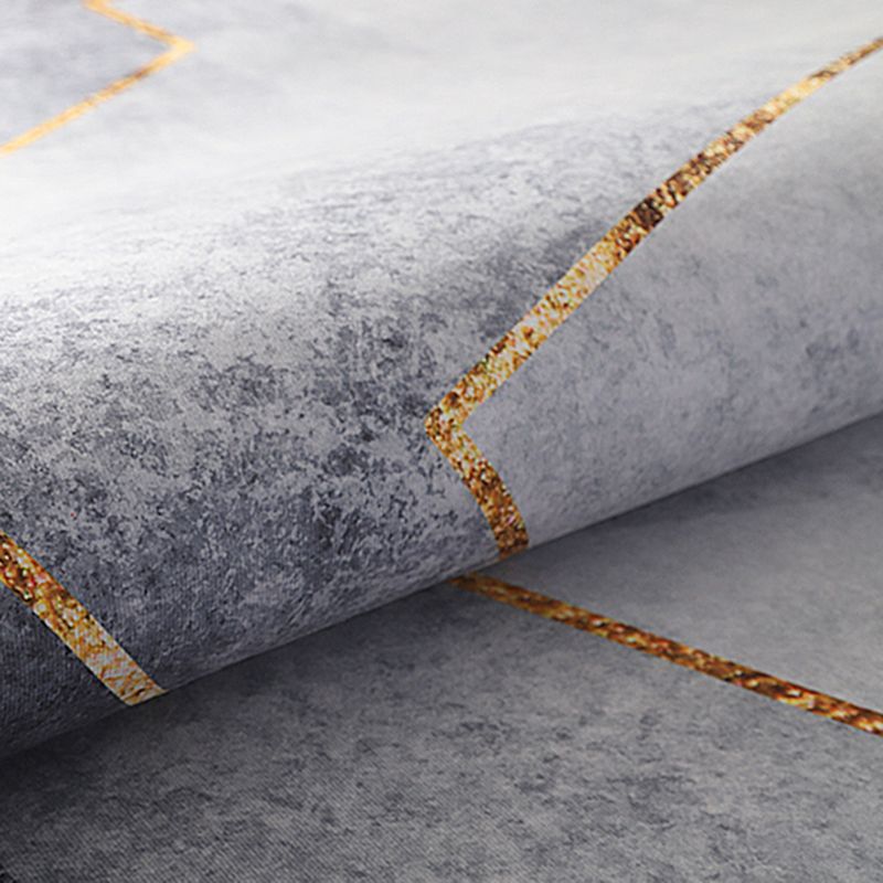 Multicolor Modern Area Rug Polyester Geometric Print Rug Non-Slip Backing Indoor Rug for Living Room