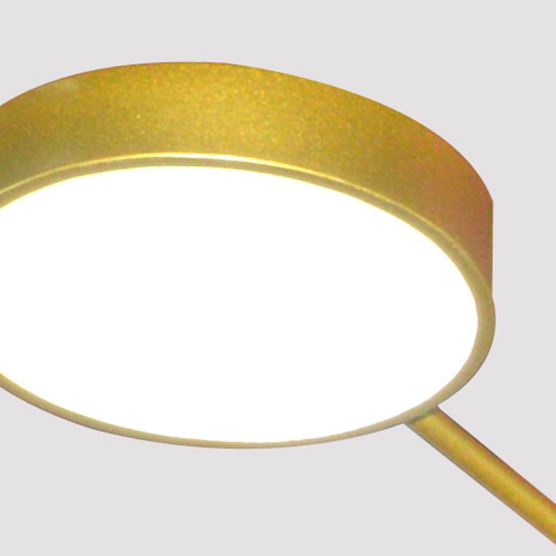 Géométrie de style contemporain Forme des lustres pendentifs Éclairage de lustre en métal