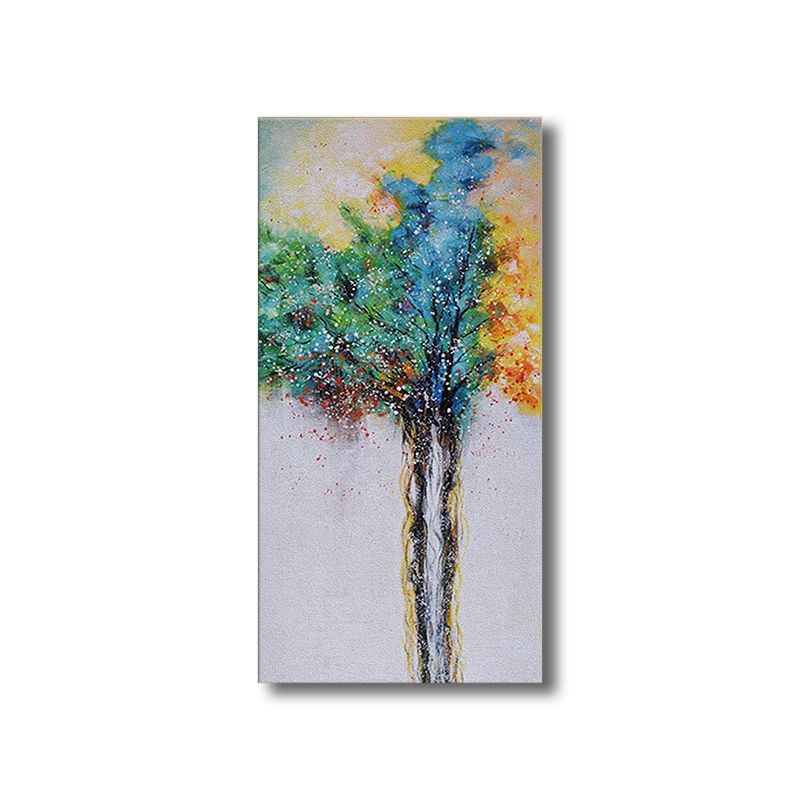 Textured Botany Wall Decor Contemporary Art Canvas Painting, Multiple Sizes Available