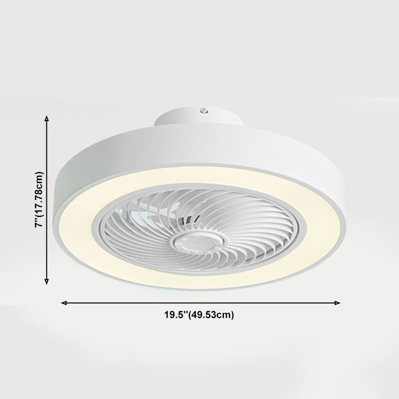 Makkaron -trommelförmige Lüfterbeleuchtung Acryl Kinder Schlafzimmer LED SEMI BUSH MOUNT LAMPE