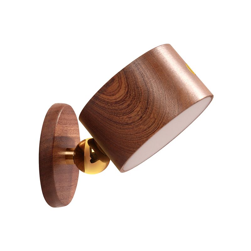 Wooden Wall Sconce Lighting Modern Style Wall Lamp for Bedroom