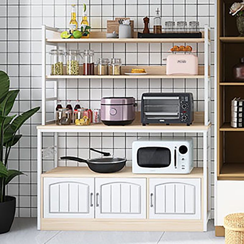 Modern Style Sideboard Metal Open Storage Sideboard for Kitchen Dining Room