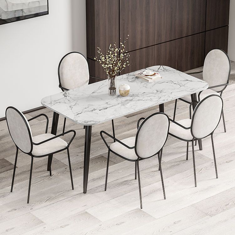 Modern 1/2/3/4/5/6/7 Pieces Dining Set Marble Dining Furniture Set /Separate Items