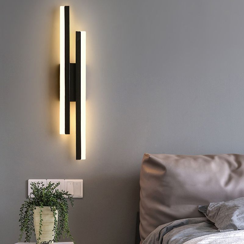 Modern Style Minimalist Wall Mount Light Metal LED Wall Light for Bedroom