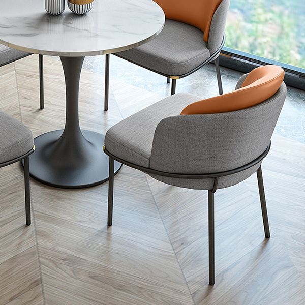 Modern Style Marble Dining Table Set White 1/2/4/5 Pieces Dining Set for Home Use