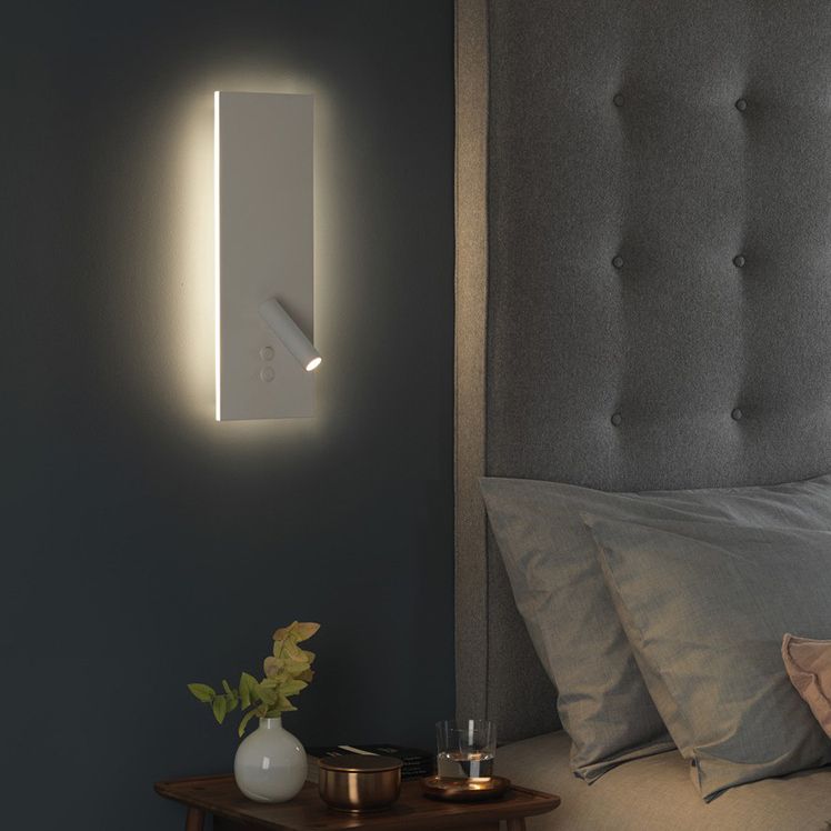 Modern Style Geometric Wall Sconces Metal 2 Lights Wall Mounted Reading Lights