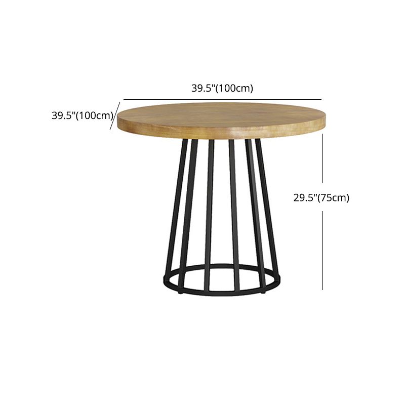 Modern 1/2/7 Pieces Dining Set Round Pine Wood Dining Table for Dining Room